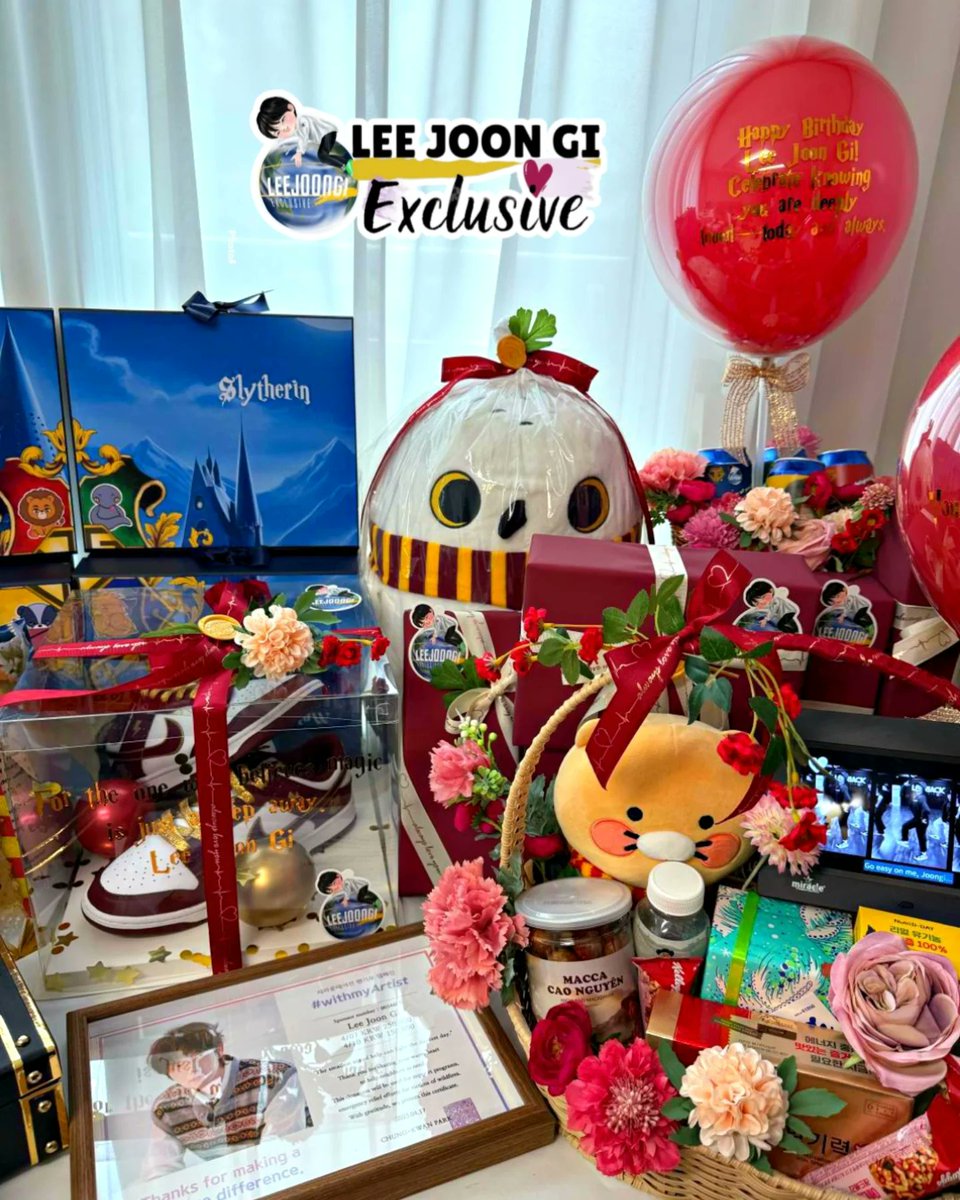 LeeJoonGiExclu1's tweet photo. With hearts full of hope and hands joined across miles, our gifts have safely reached Namoo Actors.  To everyone who gave their time, their love, and a piece of their soul to this journey, we thank you more deeply than words or spells could ever express. Happy Birthday @JGshock https://t.co/VoldM27jex