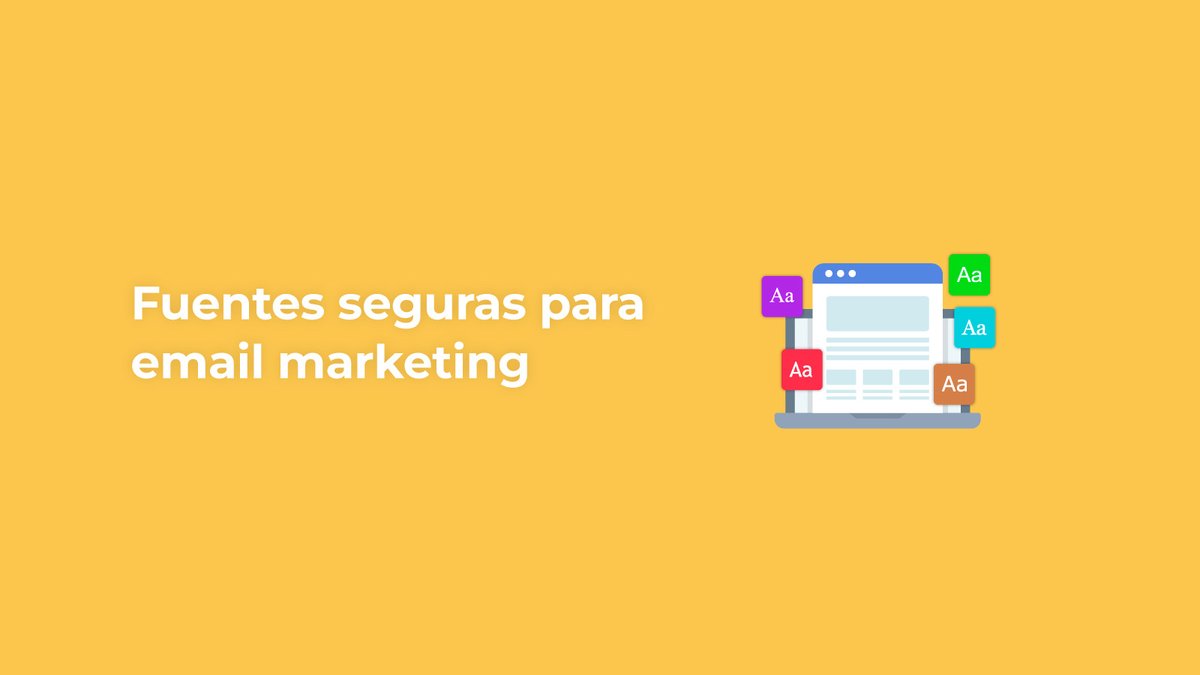 AcreliaNews's tweet image. 🔤 ¿Qué tipos de fuentes online hay? ¿Qué ventajas e inconvenientes tiene cada una de ellas?

Esta semana te explicamos todo lo que deberías saber sobre las tipografías de tus campañas de email marketing. 

acrelianews.com/es/blog/post/f…

#Emailmarketing #webfont #safefont