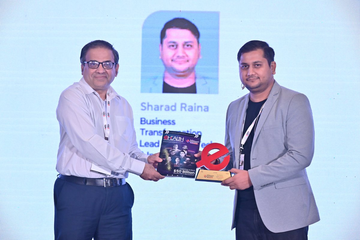 ehealthonline's tweet photo. An Industry Presentation on “Reimagining Healthcare with AeonX Digital: Driving Innovation with AWS Cloud, AI &amp; IoT” by Sharad Raina, Business Transformation Lead – HealthTech &amp; Innovation, AeonX Digital, at the 15th Elets Healthcare Innovation Summit &amp; Awards 2025.

#EletsHIS https://t.co/hXcTb1iM7V