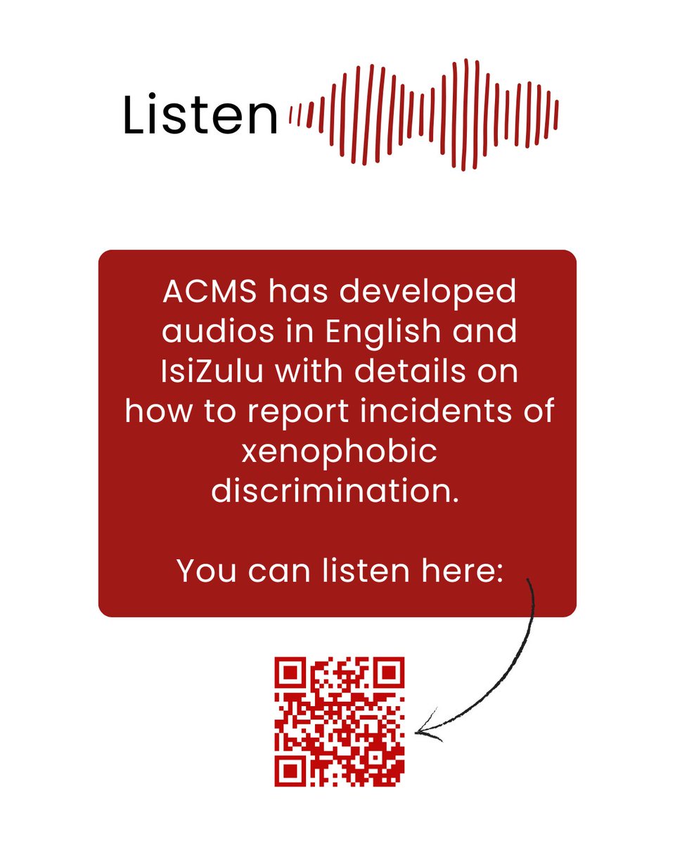 Xenowatch1's tweet photo. Your voice matters. Report xenophobic incidents anonymously with Xenowatch.

Report here: https://t.co/B3zrD6C4LF

#SpeakUp #EndXenophobia https://t.co/F4Pjrm4ctq