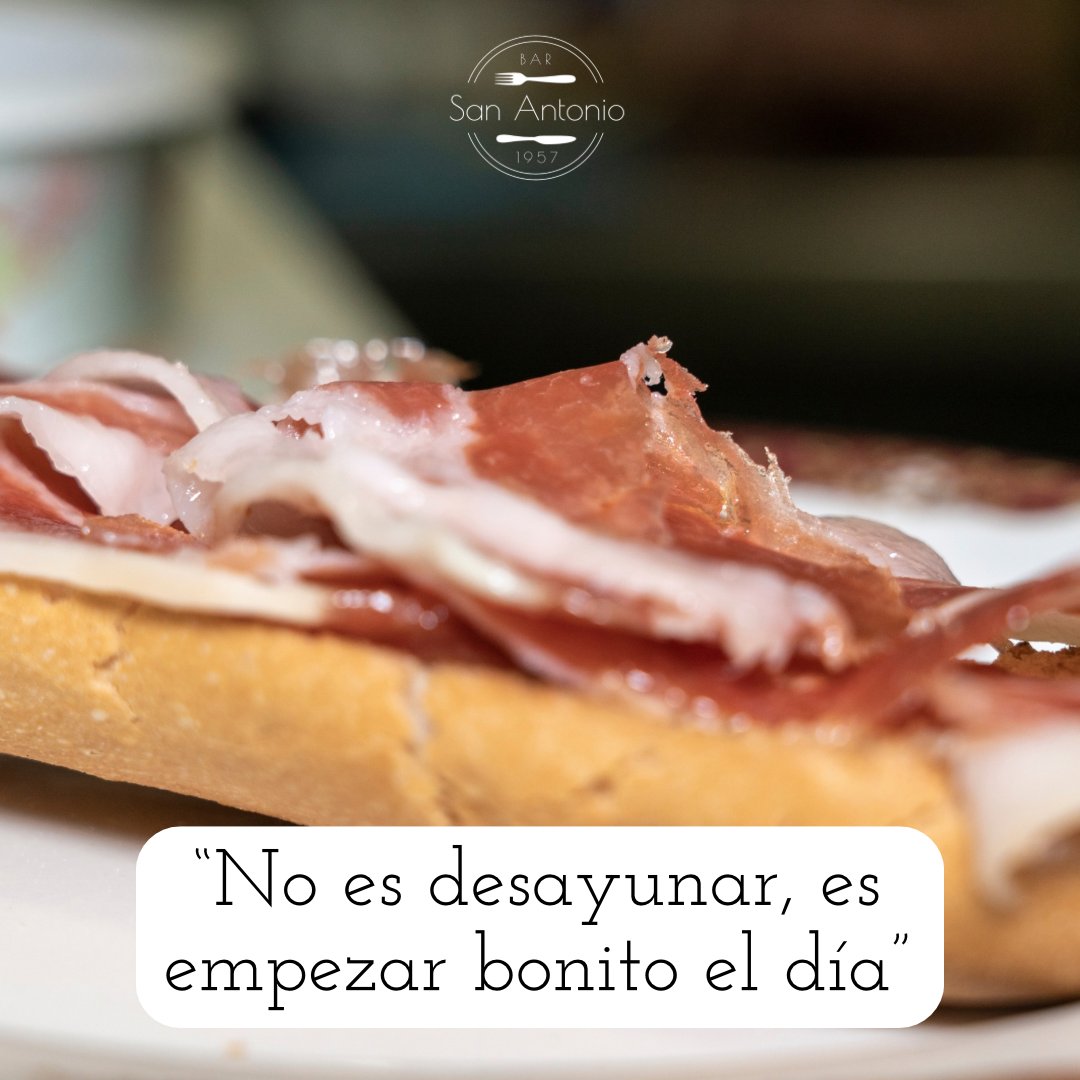 CAFEFELI's tweet photo. Disfruta de los mejores desayunos en #BarSanAntonio 

➡️ Bollería 
➡️ Tostadas de todo tipo

“No es desayunar, es empezar el día bonito” https://t.co/v2EMvLokck