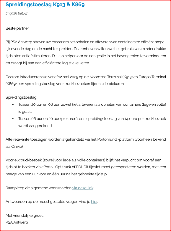 Chris Delcroix (@chrisdelcroix) on Twitter photo Struikrovers. Een ander woord is er niet voor te bedenken.
De <a href="/PortofAntBruges/">Port of Antwerp-Bruges</a> maakt toch zo graag haar eigen achterban volledig kapot.
De kosten op de verkeerde plaats leggen komt gegarandeerd als een boomerang terug.
Rij vanaf nu maar 's nachts chauffeur, en laden en lossen is Struikrovers. Een ander woord is er niet voor te bedenken.
De <a href="/PortofAntBruges/">Port of Antwerp-Bruges</a> maakt toch zo graag haar eigen achterban volledig kapot.
De kosten op de verkeerde plaats leggen komt gegarandeerd als een boomerang terug.
Rij vanaf nu maar 's nachts chauffeur, en laden en lossen is