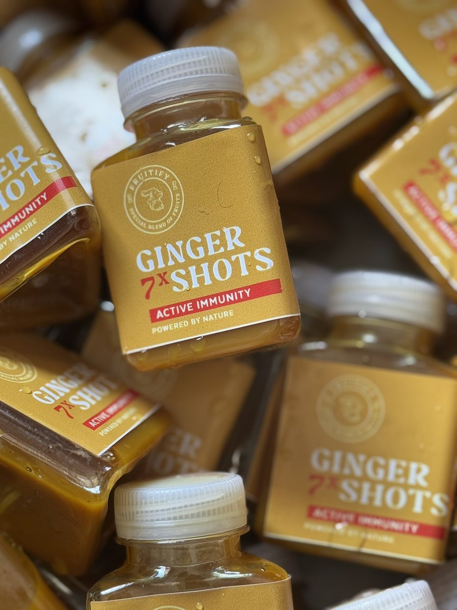 I'm currently taking orders for ginger shots. 
Kindly note that deliveries will be made next week.