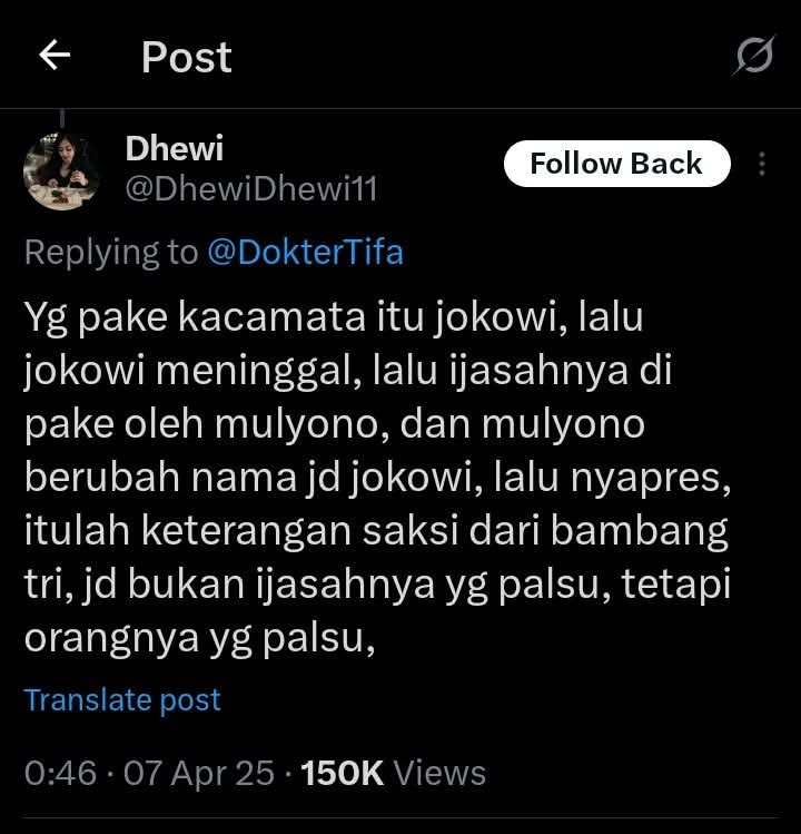 AntarticaSnowWW's tweet image. Jokowi meninggal kata buzzer nya 😭😭😭😭 saking bingung karena kena tsunami fakta 😂😂😂