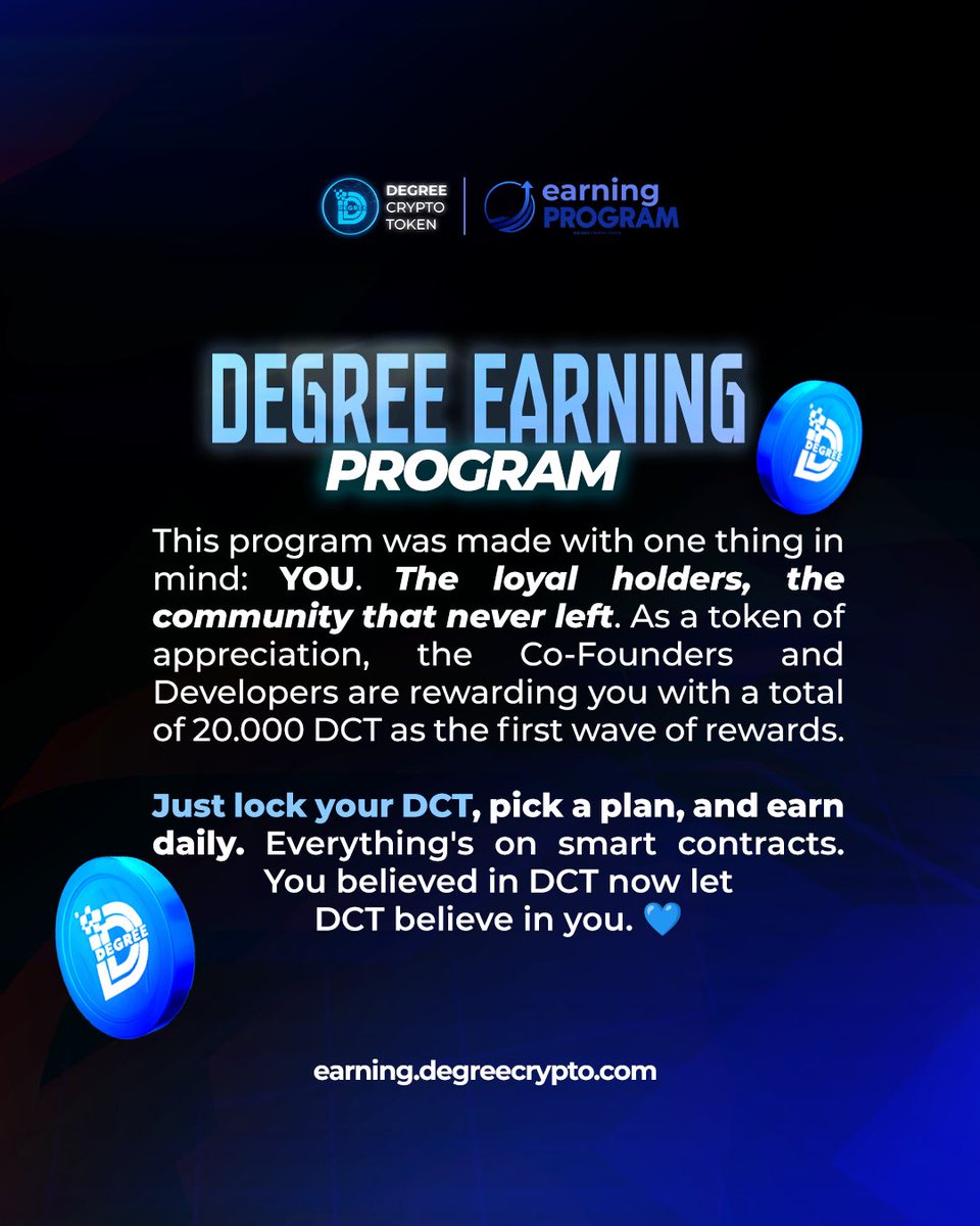 Degree Crypto Token tweet media