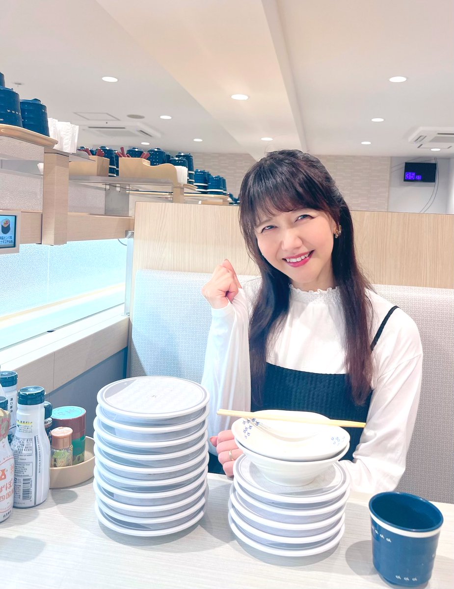 井上喜久子、17皿です♪ マネージャーさんにちょっと助けてもらい