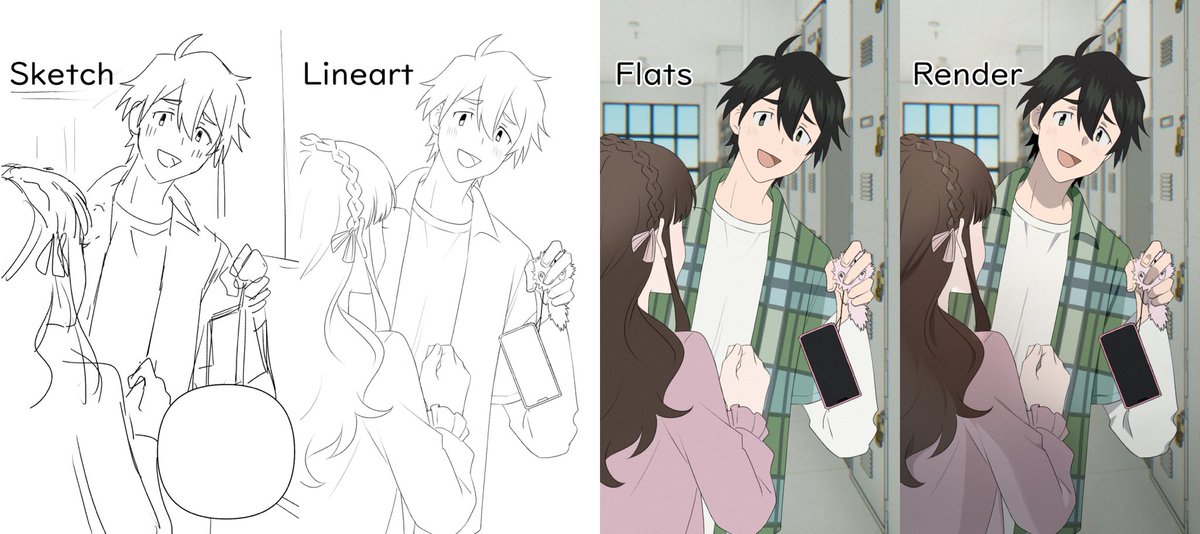 🟢NEON Episode 5 is up！🟢 #webtooncanvas 
———————————————————————————
Here’s some panel’s drawing progress in today’s episode!

↓Access to the newest episode through the link below!↓
linktr.ee/NEON1213

#webtoonlegends #webtooncontest