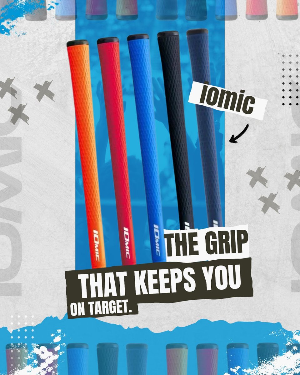 EuropeIomic's tweet image. IOMIC grips are engineered with low torque, reducing unwanted clubhead twisting on impact. That means a more stable face angle, less dispersion, and straighter shots—even on off-center hits.

Shop: iomiceurope.com 
.
.
.
.
#iomic #thestraightestgripingolf #gripstability