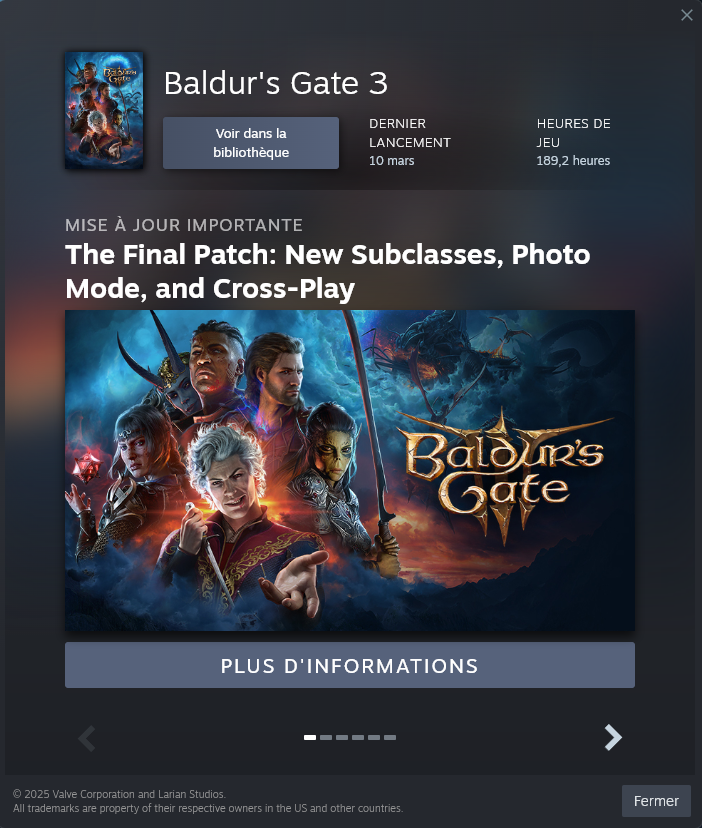 ScokR6S's tweet image. Presque 2 ans après sa sortie, et après 10 ans de développement, @larianstudios sort le dernier patch majeur de cette pépite qu'est Baldur's Gate 3 ! 

Ils se sont jamais arrêté de sortir du contenu gratuit, des optimisations, la portabilité console ET le cross play, le support…
