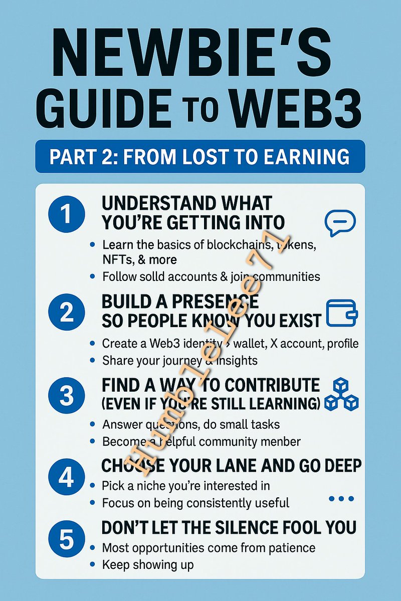 humblelee71's tweet image. Starting from Somewhere as a newbie – Part 2

“Web3 is confusing. Information keeps flying here and there, but I just don’t know which is which or where to start. I feel so lost...like I’m in a desert.”

That’s what Felix told me when I asked him how his Web3 journey was going.…