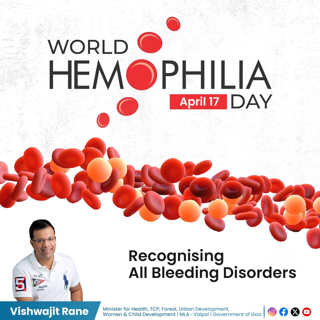World Hemophilia Day is a global effort to raise awareness about Hemophilia and all inherited bleeding disorders. It is a reminder of the importance of early diagnosis, timely access to proper treatment and inclusive care for every individual affected. Together, let us spread