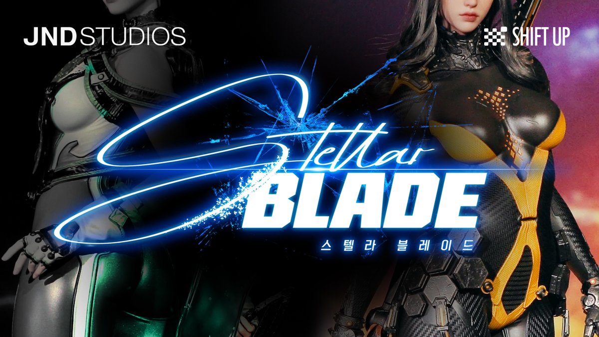 CollectJND's tweet image. [JND STUDIOS] Stellar Blade: Eve &amp;amp; Tachy offcial promo video has revealed!

JND Studios is unveiling the breathtaking beauties of Stellar Blade, Eve &amp;amp; Tachy.
Check the new hyper realistic girls here!
▶ youtu.be/U305PTN9tIE

Pre-order Start Date: 4/18/2025, 12:00 KST
Special…