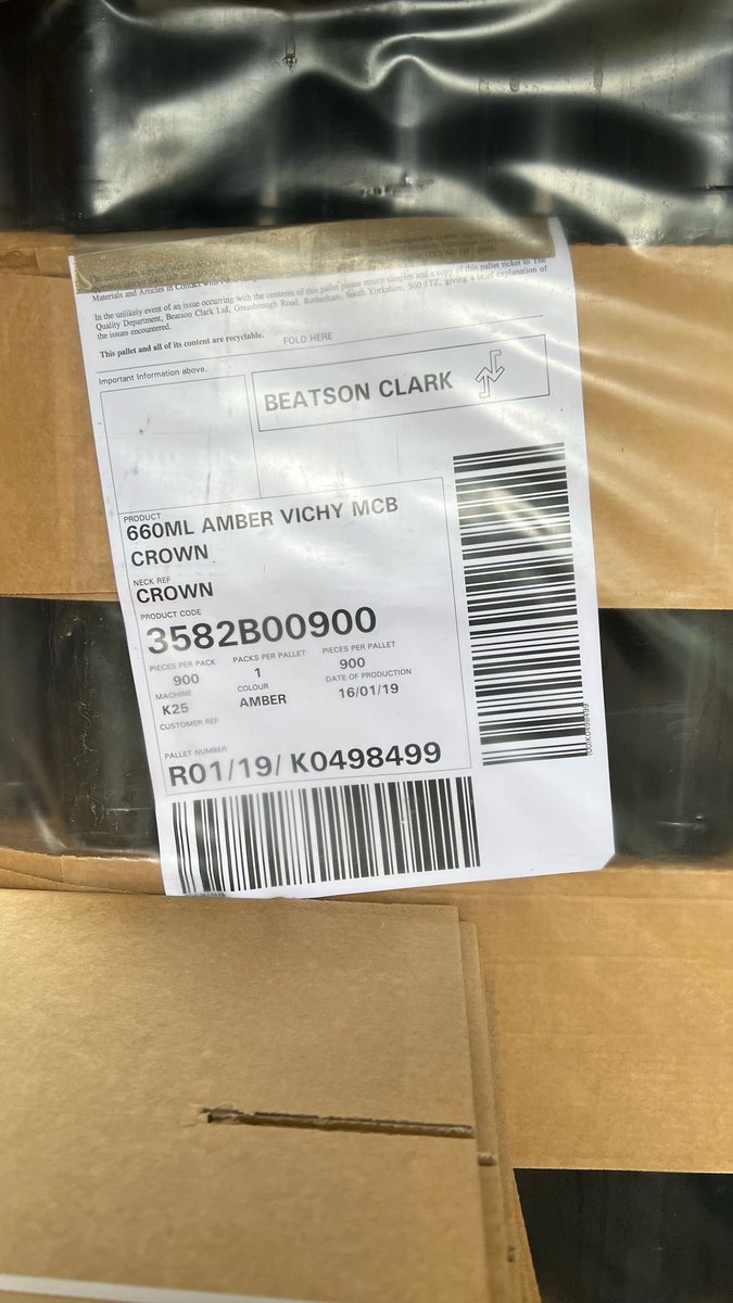 We have a full pallet of Vichy 660ml  bottles for sale. Make an offer!