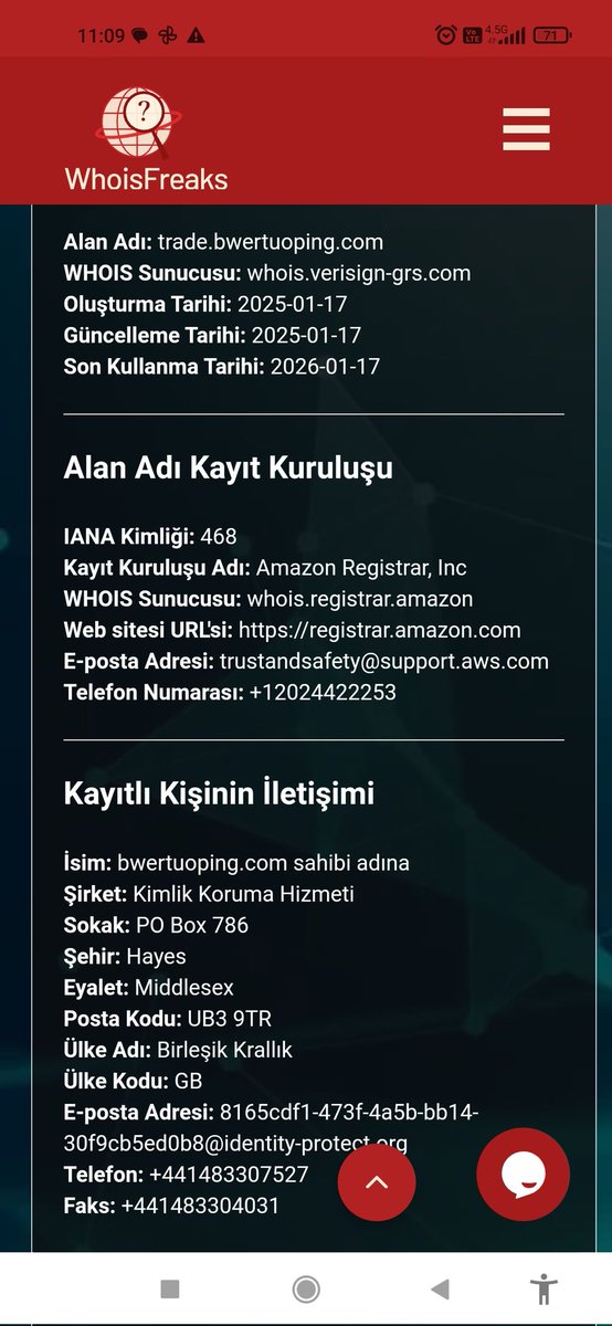 trade.bwertuoping.com mağdurları sizde aynı şekilde Amazon E posta adresi bölümündeki adrese şikayette bulunun.benim attığım görseli de ekleyin <a href="/BwerTuop/">BwerTuop/Swfcnrho Dolandırıcıdır!</a> bu adres rexoswapla aynı adresdir.yani onları bulmaya çok yaklaştım.