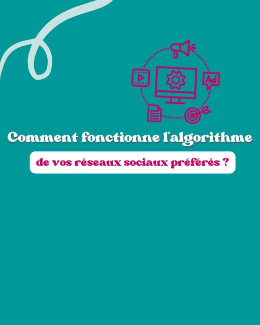 Pour faire simple, les algorithmes sont des programmes informatiques qui trient et classent le contenu que tu vois en fonction de différents critères comme tes interactions passées, tes centres d’intérêts et même l’heure à laquelle tu es le plus actif !