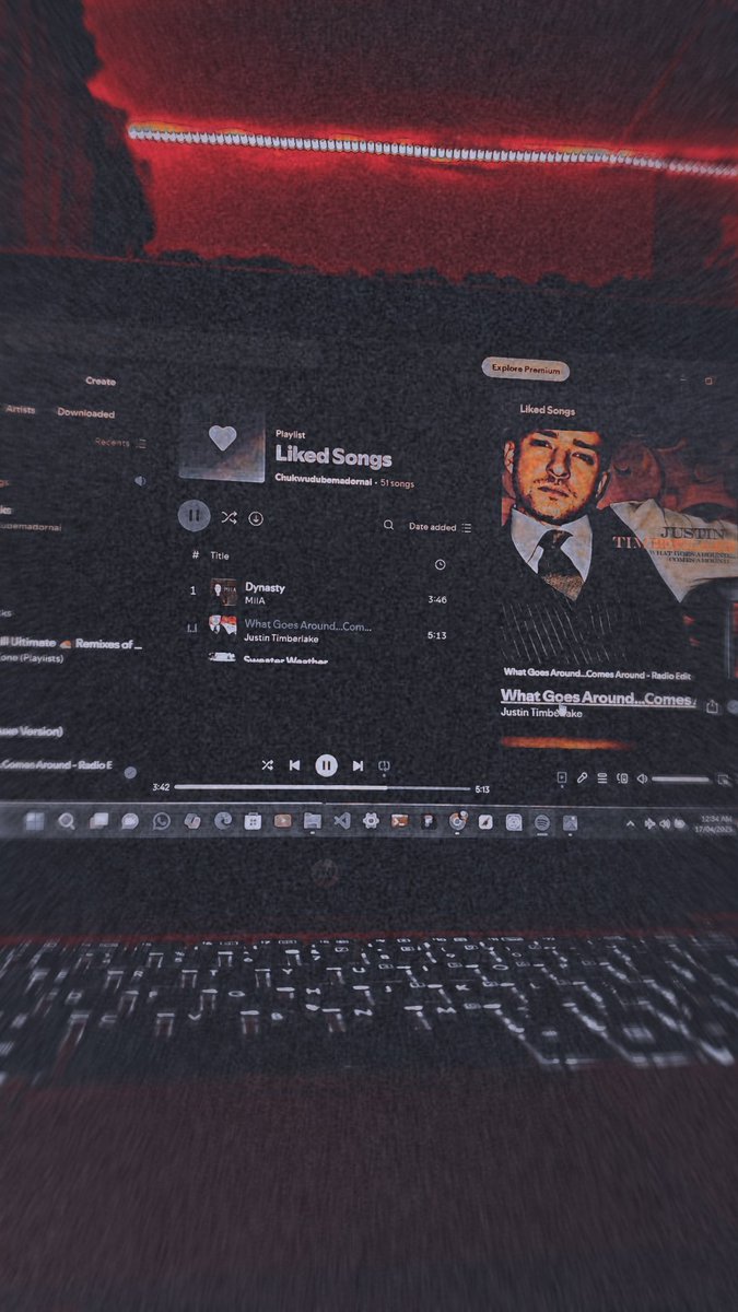 AdornaiJ's tweet photo. While the world 🌎 sleeps,
I build, Red Leds glows, keys clack in rhythms, ideas turn to codes + Creative.
🧑💻
This is the grind, no shortcuts, just obsession.
#NightGrinding #TillDawn #CodeLife #HustleInSilence https://t.co/IDP7Sln6Ns