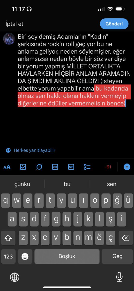 Bir yorum yapmaya çalışıyorum ona bile hakkımız yok PARAM YOK PARAM AÇ GEZİYORUM NASIL ÖDEYEYİM SENİN PRO ÖZELLİĞİNİ