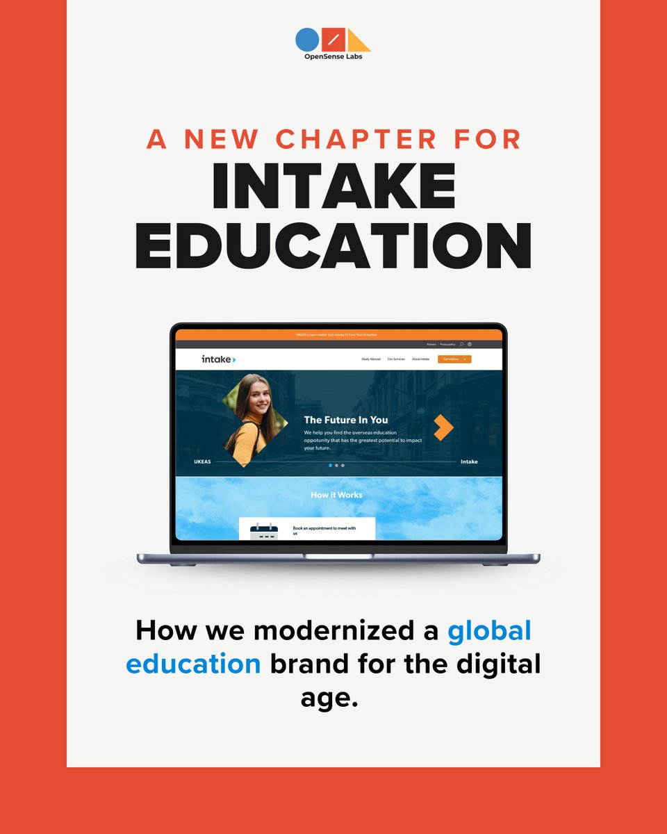 OpenSenseLabs's tweet image. 9 disconnected websites — that was Intake Education 2.5 years ago.
We helped unify it into one streamlined #Drupal9 platform, just before their acquisition by IDP.
Swipe to see how this #digitaltransformation set the stage for their #nextchapter.
#OSL #CaseStudy #EdTech