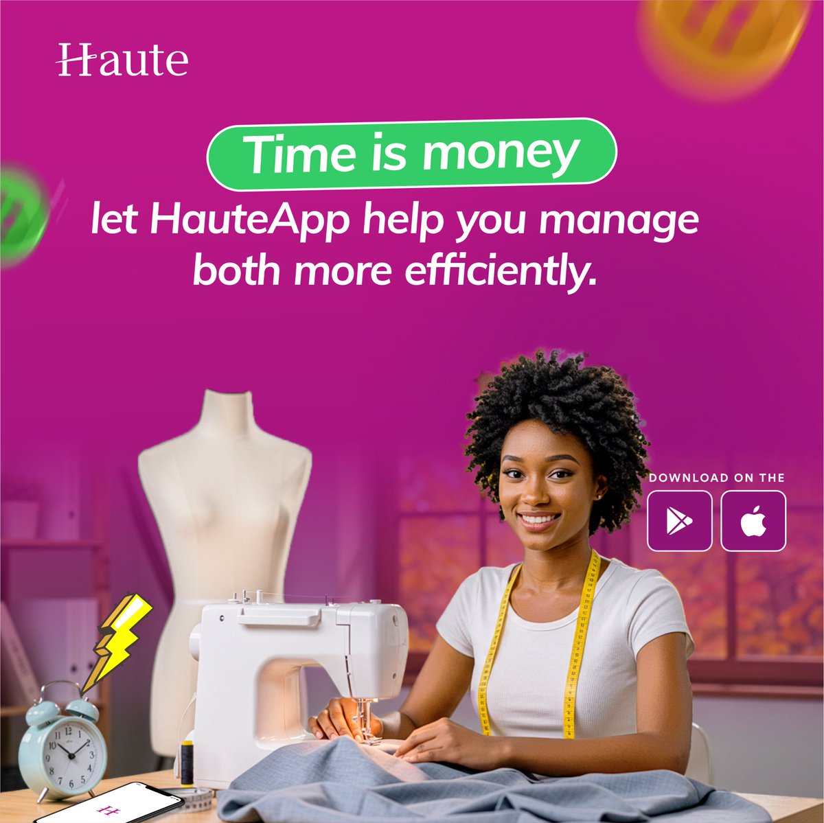 HauteApp's tweet image. Time is money!!!

Let HauteApp help you manage both more efficiently.

#hauteapp #productivity #tastemaker #tailors #fashion #fashiondesigner #bespoke #bespokedesign