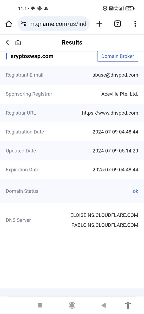 Merhaba m.sryptoswap.com/robots.txt  mağdurları sizde dnspod.com bu adrese mail atınız ve derdinizi anlatıniz.