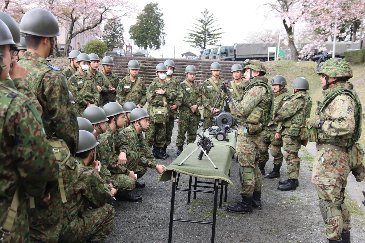自衛官候補生 ・訓練装備品研修 ①】 #第34普通科連隊 が #普通科の