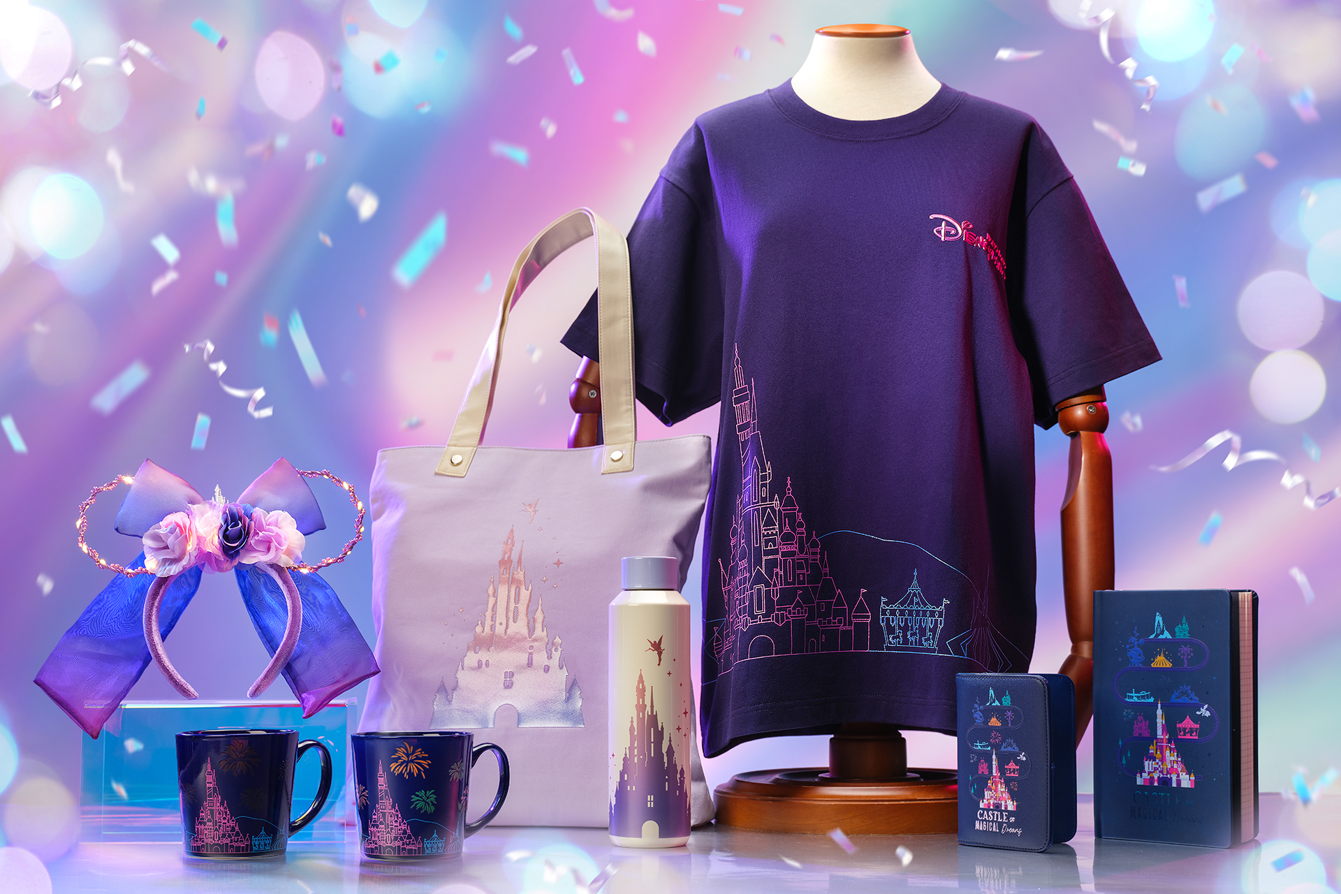 香港ディズニー限定★パーク20周年記念 総柄 大人用シャツ ディズニーワールドファン.JP on X: 