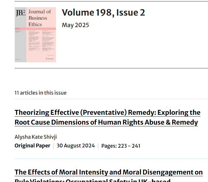 Journal of Business Ethics

link.springer.com/journal/10551/…