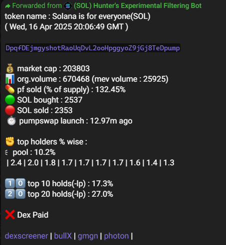 thehunterbaker's tweet photo. bot updates last 24 hours.. 

$mt #memetemplate $sol $peep $jovial #cockfish $hrt https://t.co/zF5ACHFyal $fun $lego #defiant #grassify #2colors $nic $TAOTD #poocoin $tmz #fartcoin $popcat $asset $time $dark $fur $ice

bot updates : https://t.co/EAEvgXXsRK

not financial advice! https://t.co/rGpTrSSf4F