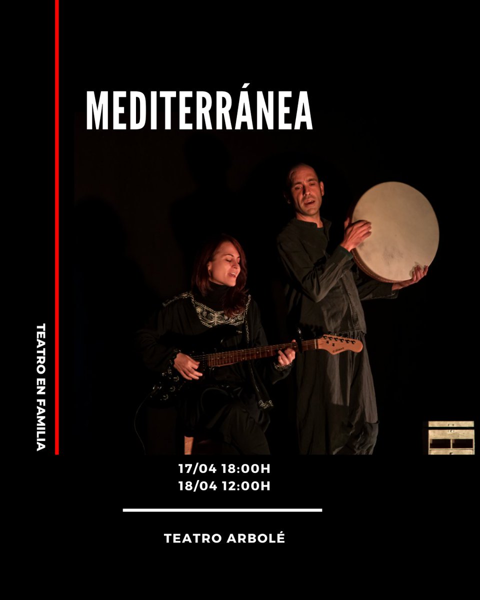Zaragoza Cultura (@zcultura) on Twitter photo "Mediterránea" en <a href="/teatroarbole/">Teatro Arbolé | 📍 Zaragoza</a> hoy y mañana
zaragoza.es/sede/servicio/…
<a href="/zaragoza_es/">AyuntamientoZaragoza</a> "Mediterránea" en <a href="/teatroarbole/">Teatro Arbolé | 📍 Zaragoza</a> hoy y mañana
zaragoza.es/sede/servicio/…
<a href="/zaragoza_es/">AyuntamientoZaragoza</a>