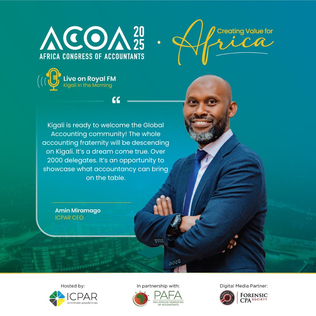 This powerful statement made by our CEO captures the immense excitement the <a href="/icpar/">iCPA Rwanda</a> team shares in having the distinct honor of hosting such a significant global gathering right here in Kigali.

Road to #ACOA2025
#CreatingvalueforAfrica