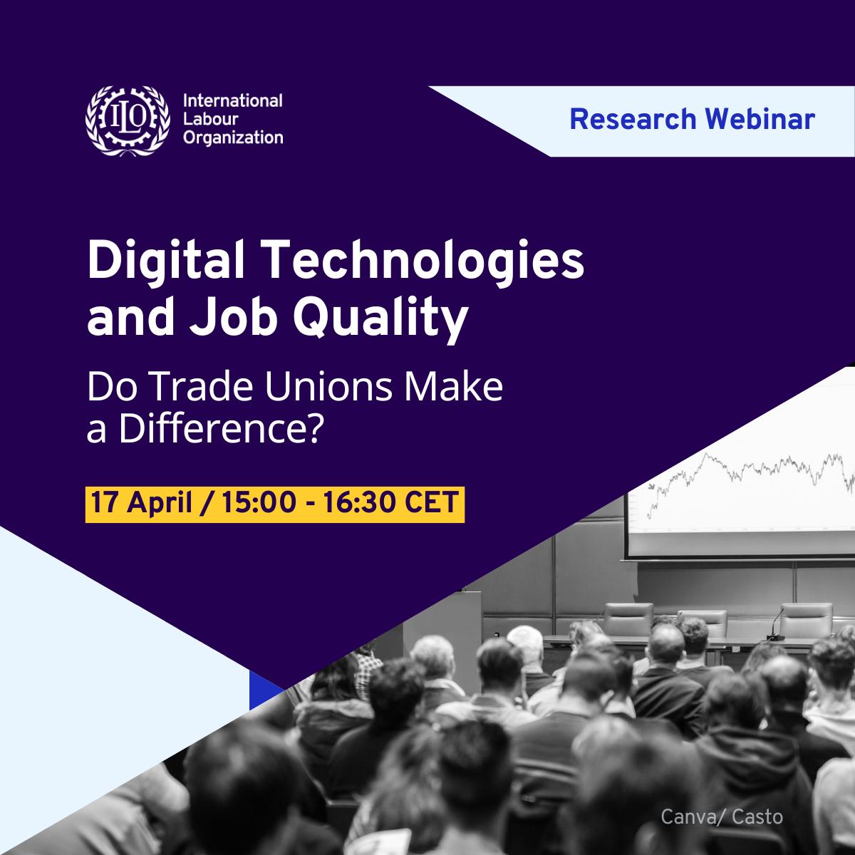 🔹️ How do trade unions shape digitalisation?

Join our ILO webinar sharing findings from a 2-year UK–Norway study across 4 sectors and 100+ interviews.

🔗 Register: bit.ly/3Es4xIK