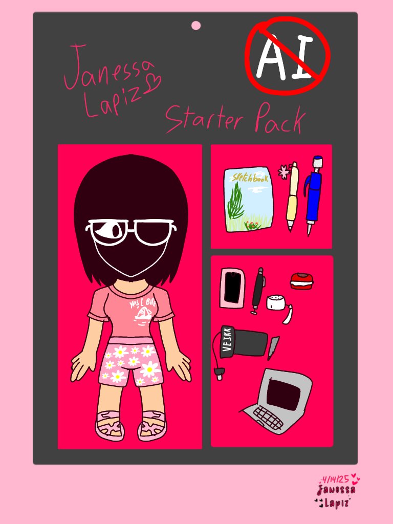janessa_lapiz's tweet photo. Tried to doing this cuz why not.

Tags:
#irlsona #voidface #starterpack #starterpacknoai #ibispaintx #digitalart https://t.co/Qiet7gX34W