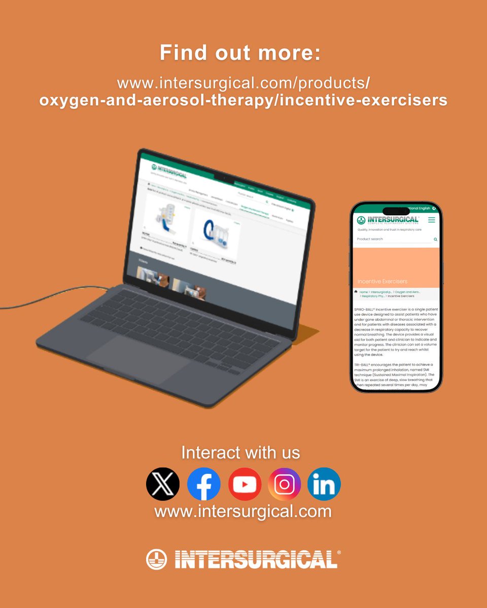 Incentive spirometry plays a key role in supporting respiratory function during recovery, helping to improve lung function and reduce the risk of post-operative complications.

Our Incentive spirometry range includes the SPIRO-BALL® incentive exerciser and TRI-BALL® respiratory