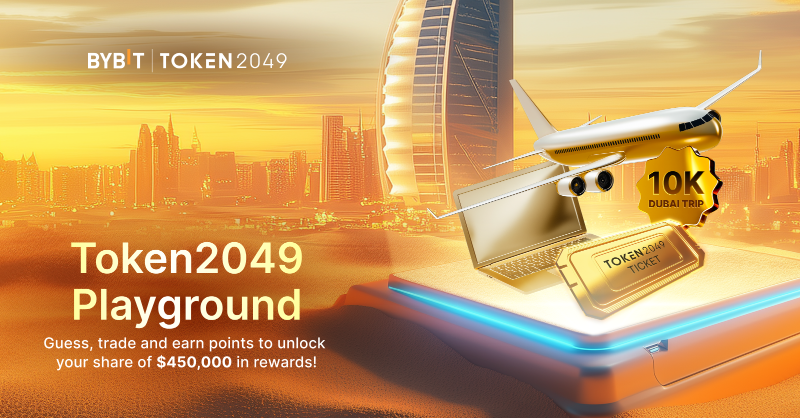 Bybit_Official's tweet photo. Hurry, the clock is ticking!
Get your share of the $450K prize pool.
Complete simple tasks and unlock amazing rewards!