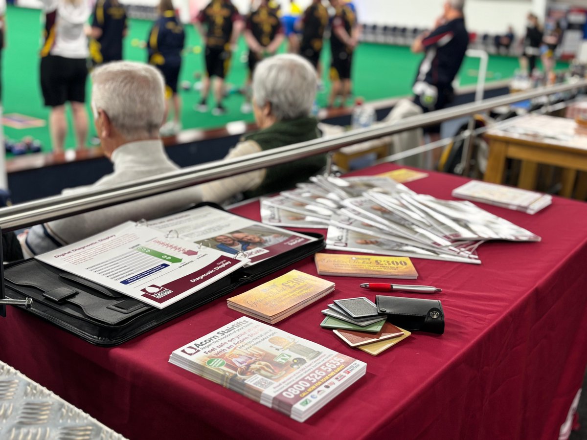Acorn Stairlifts UK (@acornstairlifts) on Twitter photo Acorn was recently the headline sponsor for this year's <a href="/EIBABowls/">English Indoor Bowling Association</a> championship!
Acorn representatives, Ian and Rob, headed to Nottingham for the final to hand out the awards to the winning teams - Torquay United and Solihul.
Congratulations to all👏 Acorn was recently the headline sponsor for this year's <a href="/EIBABowls/">English Indoor Bowling Association</a> championship!
Acorn representatives, Ian and Rob, headed to Nottingham for the final to hand out the awards to the winning teams - Torquay United and Solihul.
Congratulations to all👏