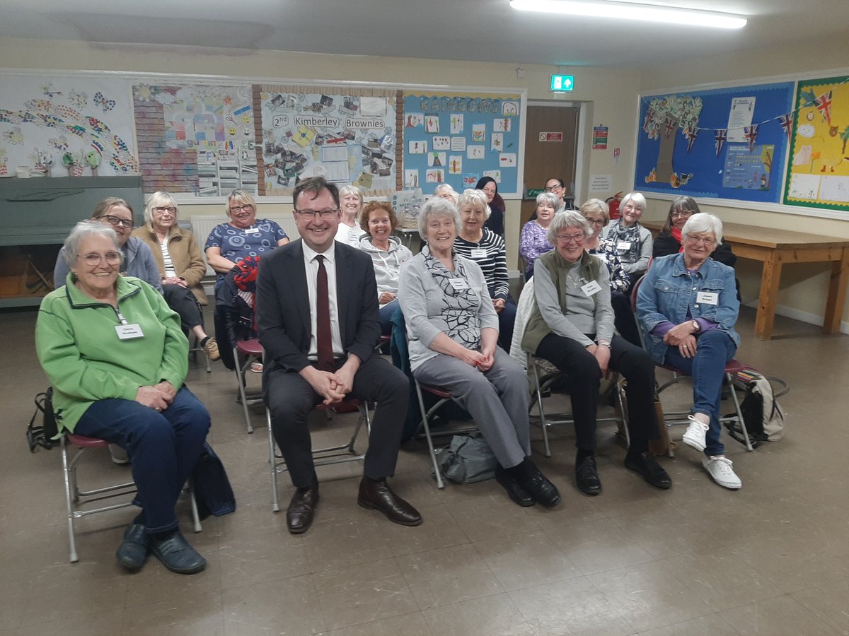 It was great to speak to Kimberley WI last week. We chatted about my work as an MP and of course there was cake!