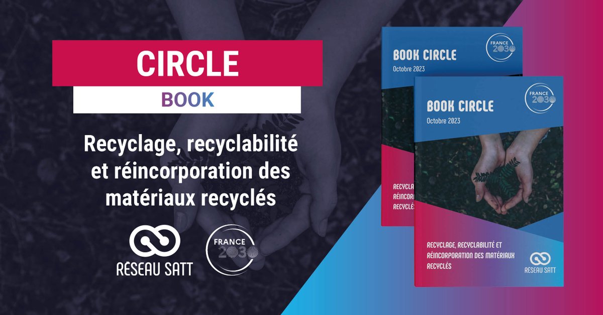 [BOOK 📕] Le Consortium #CIRCLE est mobilisé pour accélérer le développement d'innovations de la recherche publique 🇫🇷 en recyclage, recyclabilité &amp; réincorporation des matériaux recyclés. ♻️

Les 2 chefs de file : <a href="/cnrsinnovation/">CNRS Innovation</a> &amp; <a href="/Pulsalys/">PULSALYS</a> 

▶️ satt.fr/book-circle/