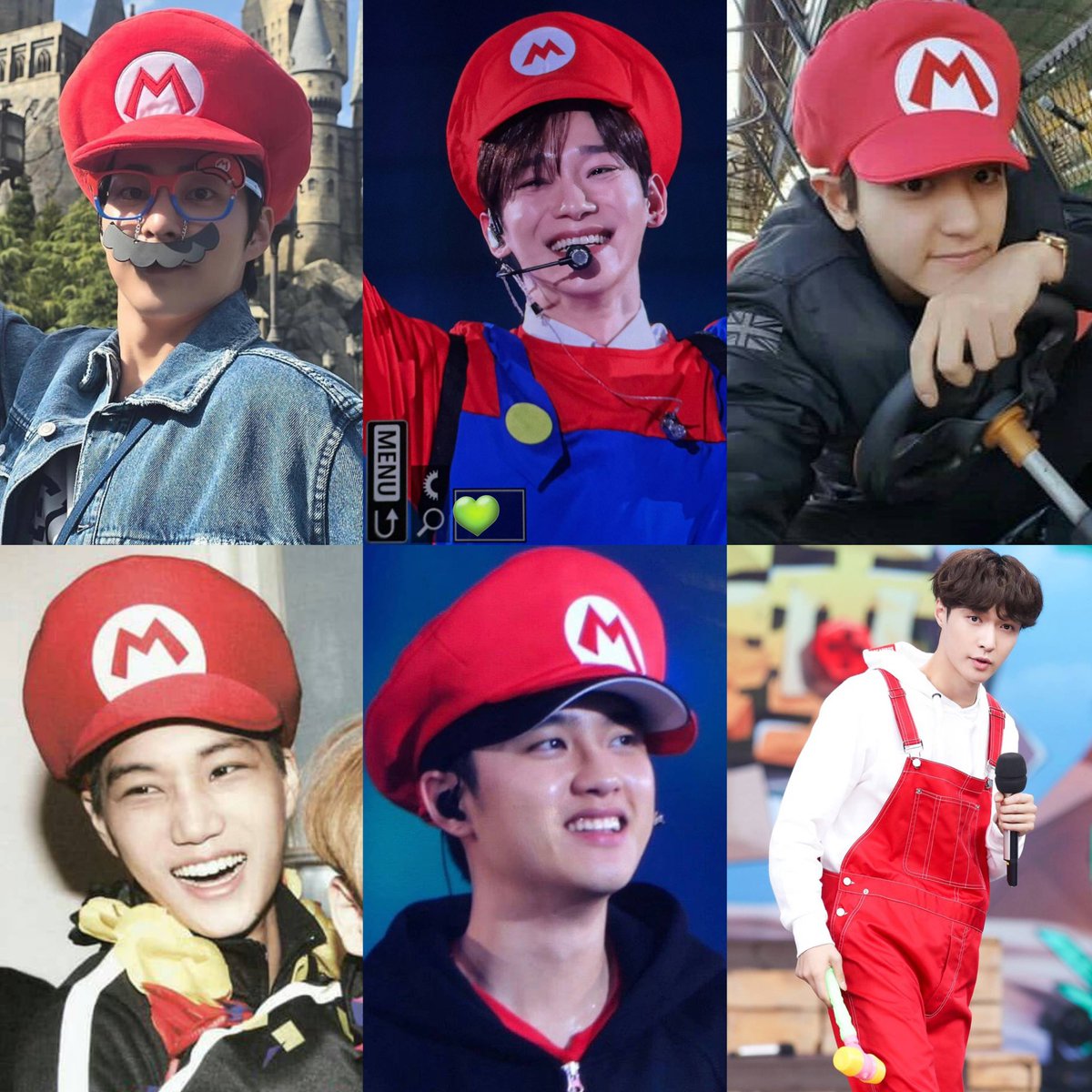 #EXO AS SUPER MARIO ARE SO CUTE 🥹