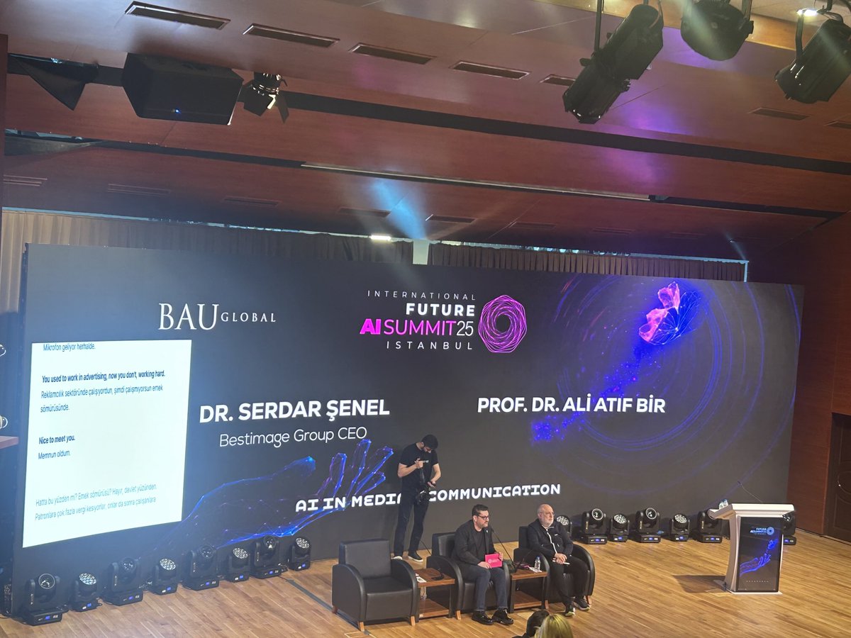 azizsonkaya's tweet photo. Prof.Dr.Ali Atıf Bir “Yaratıcılığı  önceyen ,yeni açılımlara açık ,kendi izinin farkında olan ve hissettiren bir eğitim sistemine ihtiyacımız var. Yoksa yapay zekanın tüm kısa yollarına başvuran daha tembel davranışlar içinde olacak bir geleceğe kalacağız”. https://t.co/jwlvkWMGYw