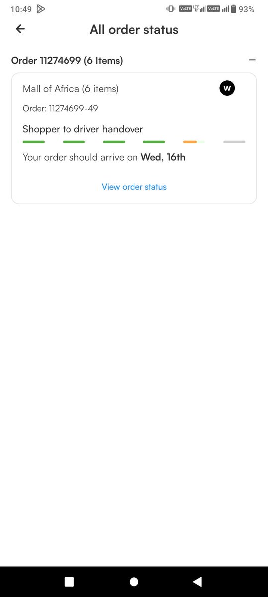 Rose_Mo2's tweet photo. @OneCartZA @WOOLWORTHS_SA @PicknPay There's my order number. https://t.co/mUHLY1RQ31