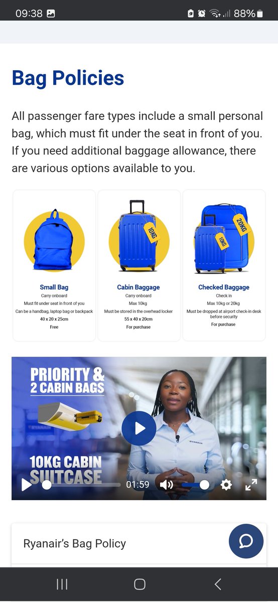 armaghbrenda's tweet photo. @Ryanair @RyanairPress Why are you advertising 20cm when realistically it's only 19cm https://t.co/LI1iAGfU2w