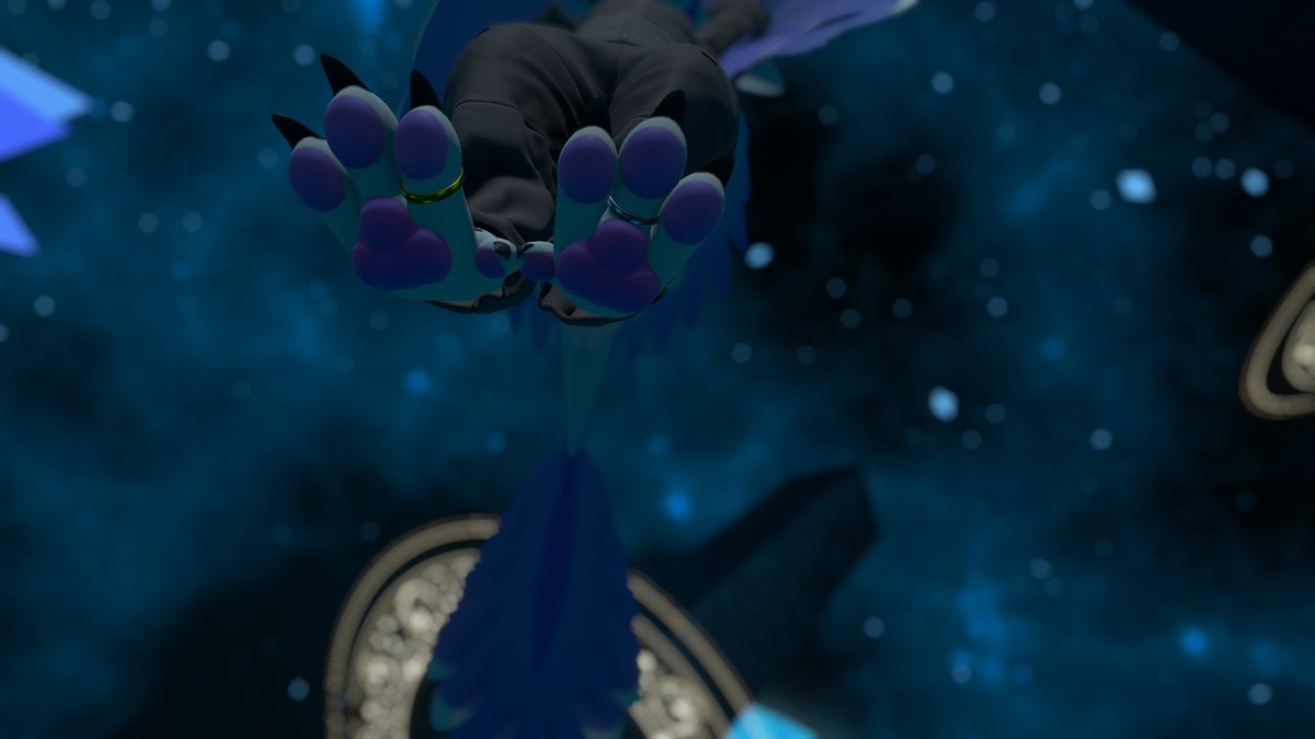 I felt like putting some rings on my Avalis paws.
I think that suits them pretty well~