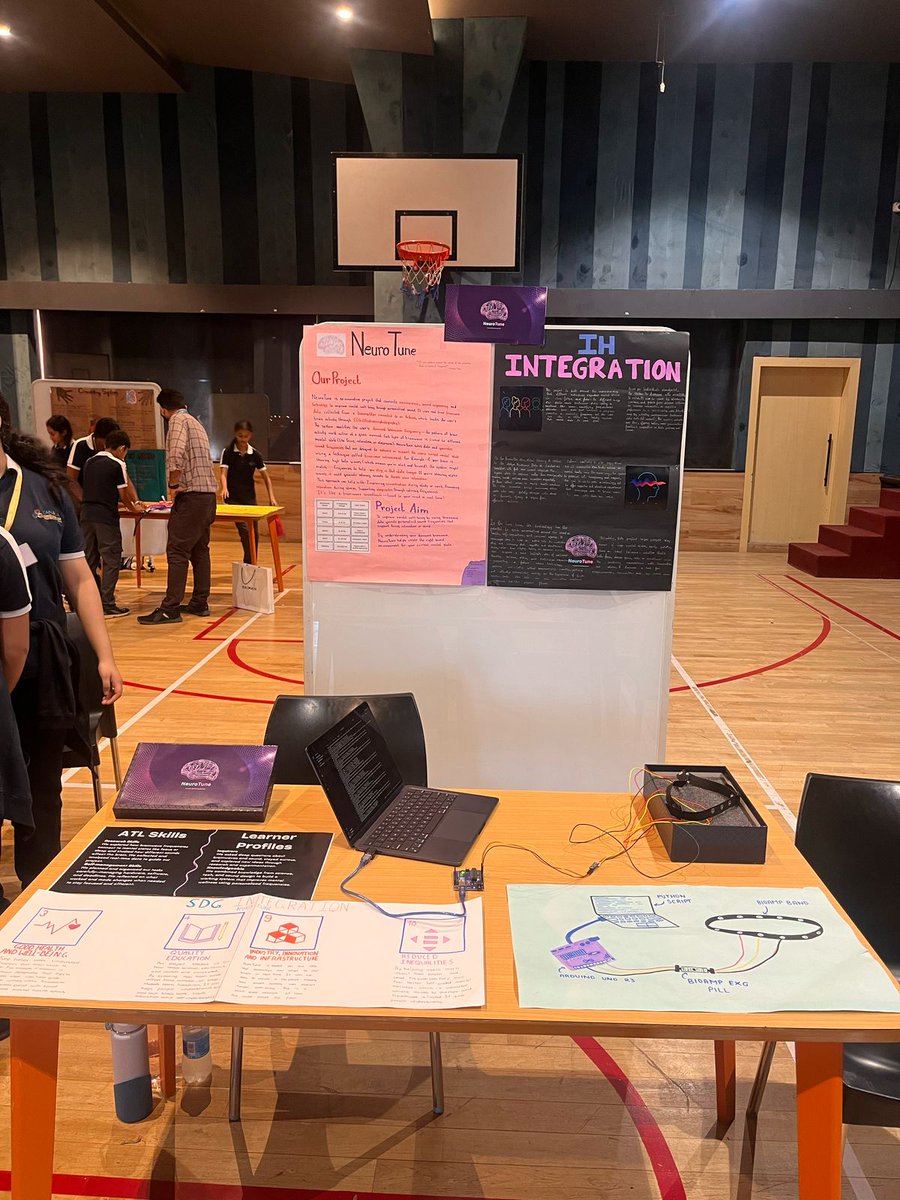 Pradyumnnp's tweet photo. Yes, the NeuroTune prototype is ready. A BCI project that disrupts how we look at Mental wellness and sound therapy. Got amazing feedback. Great experience presenting it at the exhibition.
#BCI #EEG #startups #Innovation #Python #Arduino #FutureFounder #YoungInnovator #Tech https://t.co/MkGnXQ7CzA