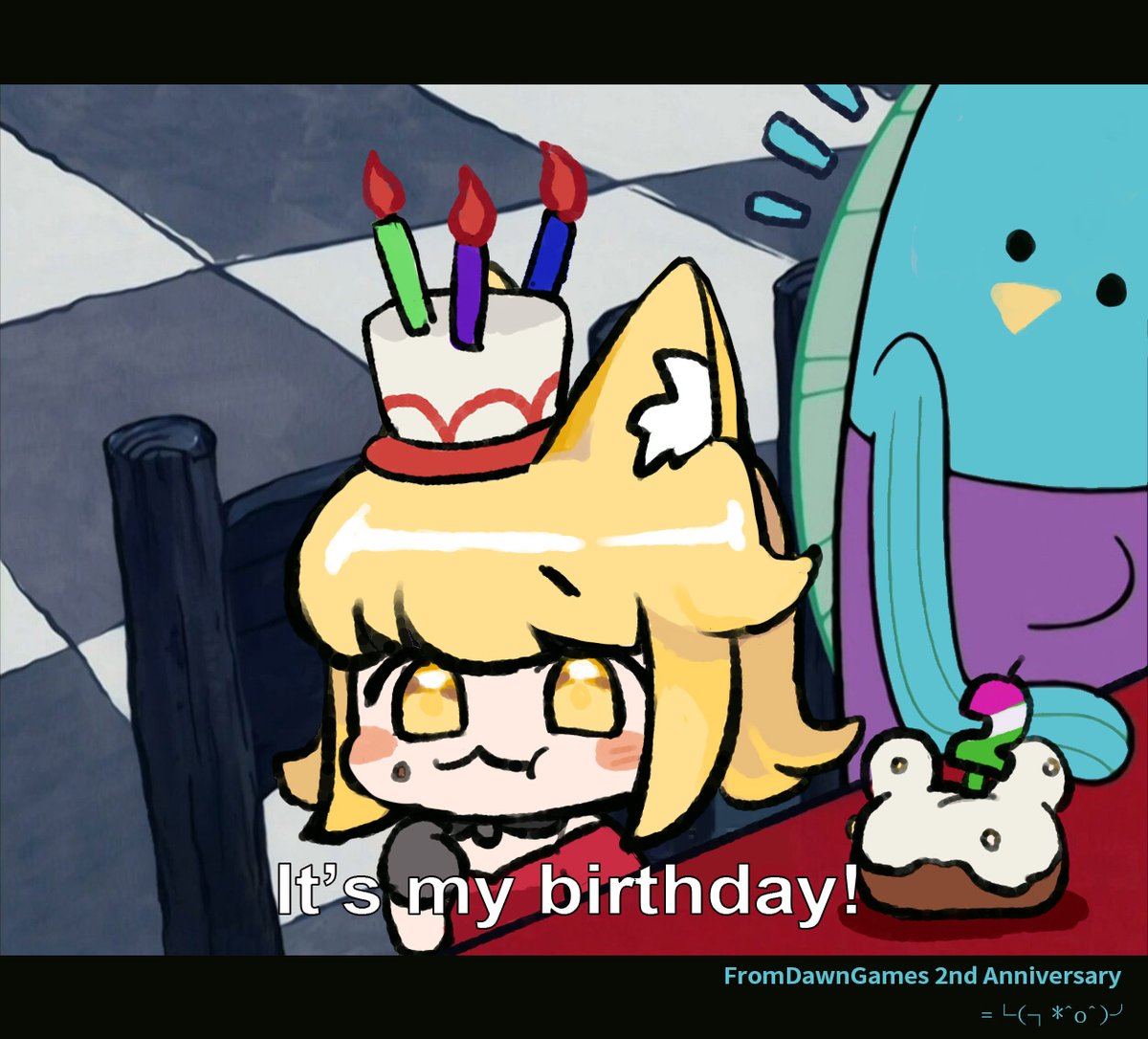 🎉 𝙁𝙧𝙤𝙢𝘿𝙖𝙬𝙣 𝙂𝙖𝙢𝙚𝙨 𝟮𝙣𝙙 𝘼𝙣𝙣𝙞𝙫𝙚𝙧𝙨𝙖𝙧𝙮🎂

Big thanks to everyone who’s been with us!❤️
#Aeruta is still in the works, but it’s gonna be bigger, better, and extra toasty 🍞✨🔥

Thanks for sticking with us!!!
We’re giving it our all! 💪🦊
#indiegame