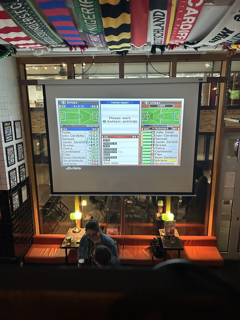 Can't stop thinking about the Italian guy who spent 5 mins fully setting up his defensive 3412 against me in a fun pub Pro Evo 6 tournament, locked it down, beat me 1-0, shook hands, shrugged and then said: "Catenaccio"