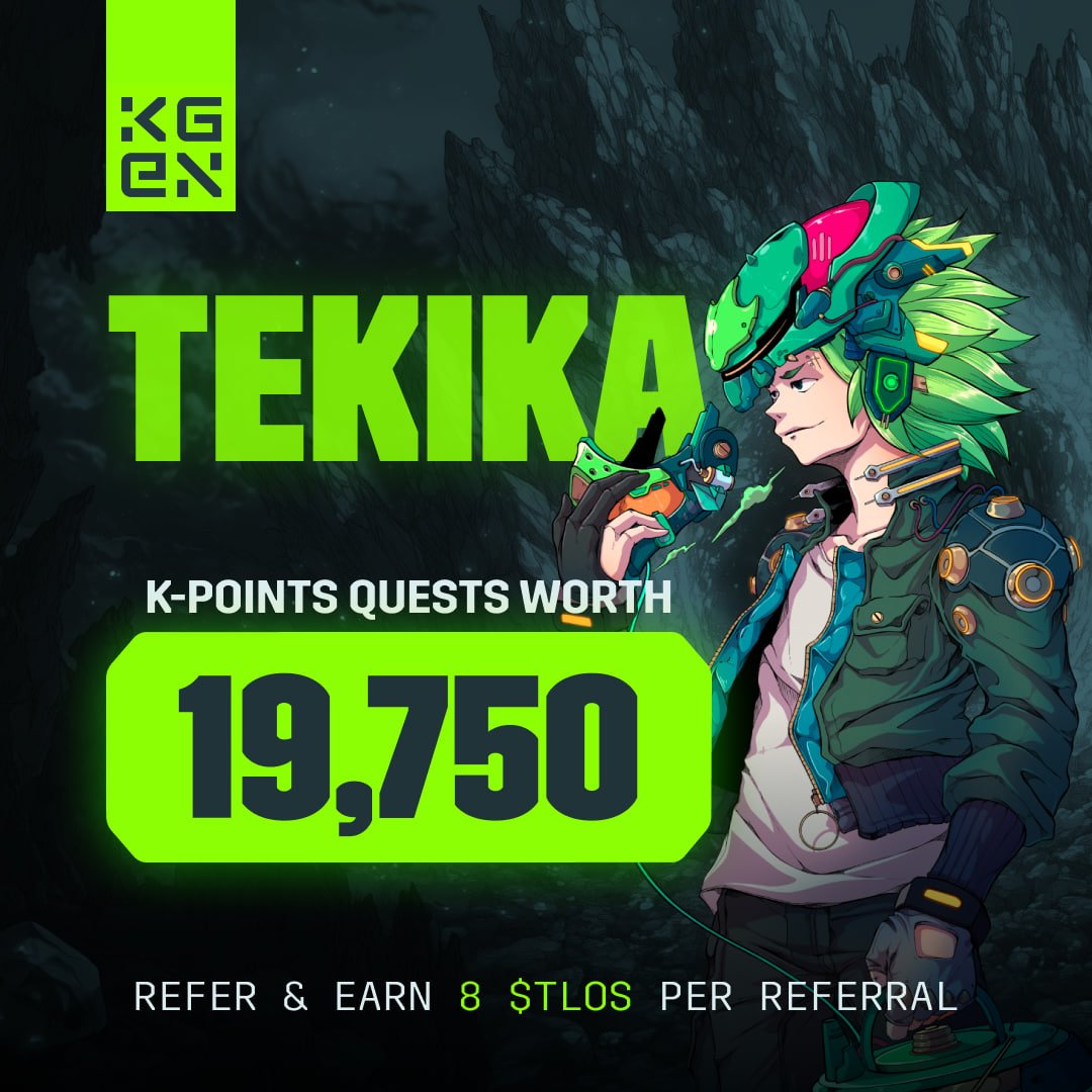 KGeN Community (@kgen_community) on Twitter photo Tekika just got more rewarding ๐ฅ
We're turning up the heat on the <a href="/TekikaAdventure/">TekikaAdventures</a> M3 Grind Fest Campaign with a Referral Bonus! ๐ฅ
๐ซ Refer your frens
๐ธ Earn 8 $TLOS for every referral who hits 100,000 XP in Tekika on K-Drop
More XP. More rewards. More reasons to grind. Tekika just got more rewarding ๐ฅ
We're turning up the heat on the <a href="/TekikaAdventure/">TekikaAdventures</a> M3 Grind Fest Campaign with a Referral Bonus! ๐ฅ
๐ซ Refer your frens
๐ธ Earn 8 $TLOS for every referral who hits 100,000 XP in Tekika on K-Drop
More XP. More rewards. More reasons to grind.