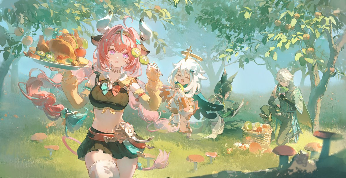 But green mushrooms, no matter how they are made, they are delicious! 

Artist: 落椿Ring

#原神 #Genshin #genshinimpactfanart #Fanarts #GenshinImpact #Varesa