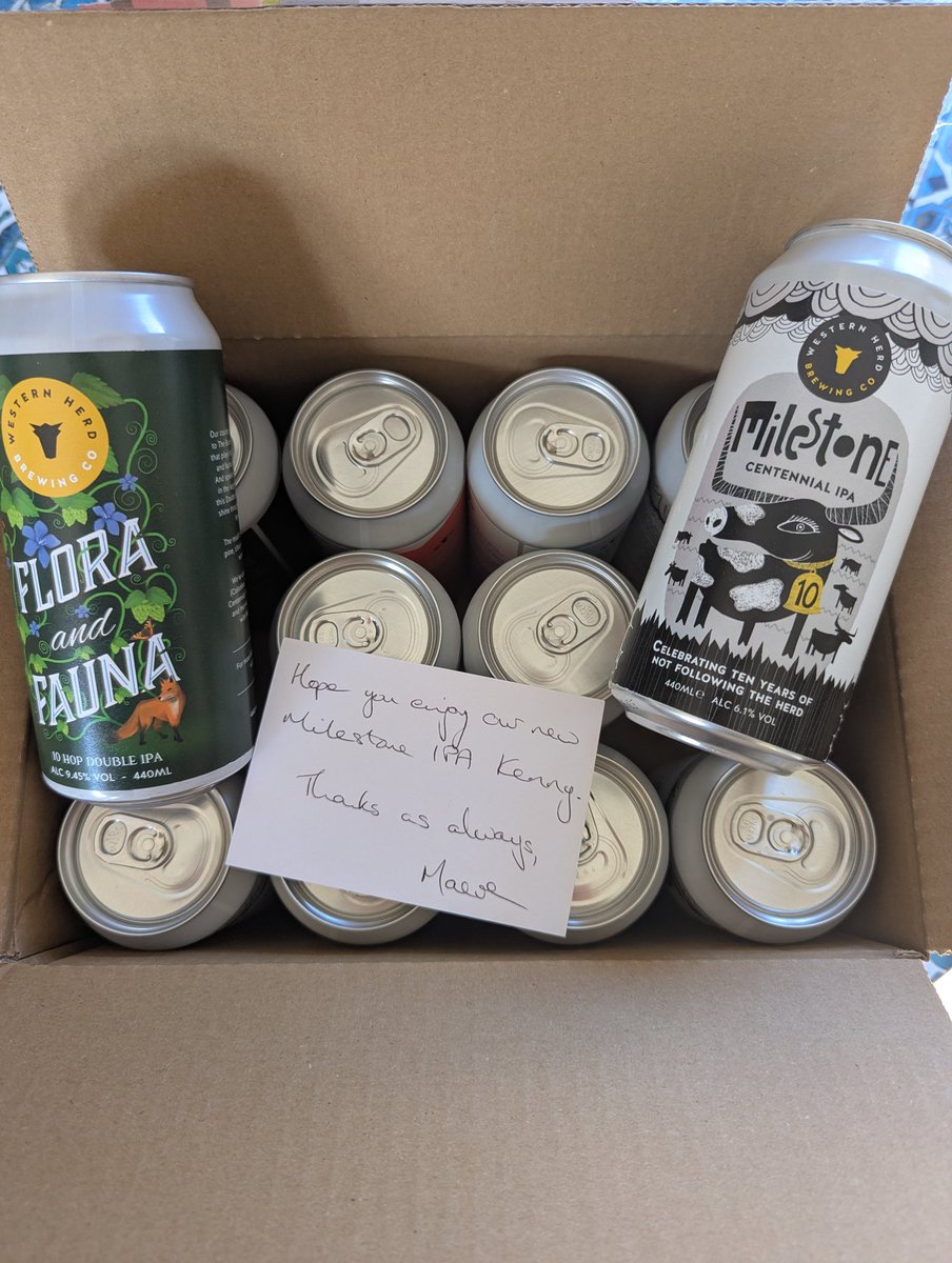 WHISKEnnY 🥃 (@dkenni) on Twitter photo Thank you Maeve and all the <a href="/WesternHerd/">Western Herd Brewing</a> crew. New Milestone, old faves and some very nice surprises 😄 Thank you Maeve and all the <a href="/WesternHerd/">Western Herd Brewing</a> crew. New Milestone, old faves and some very nice surprises 😄