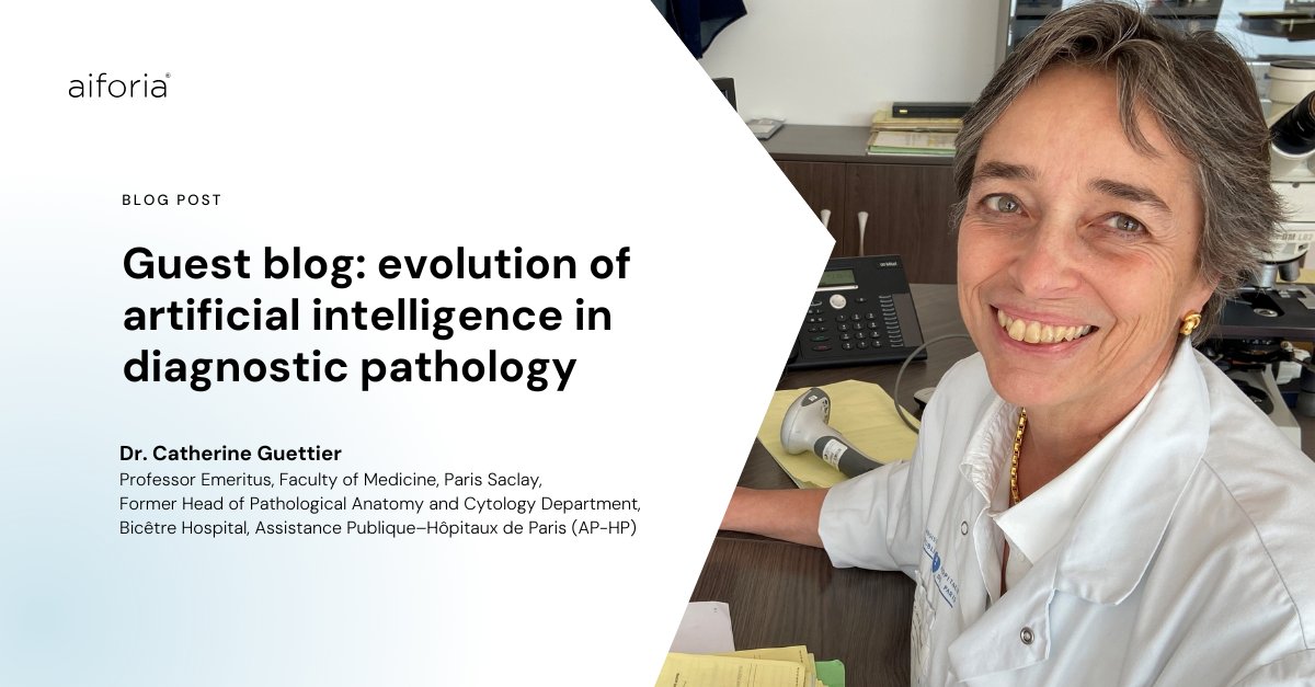 Dr. Catherine Guettier has played a leading role in adopting and implementing digital pathology across hospitals in France. Read her reflections from Aiforia’s blog: hubs.la/Q03hMHsW0