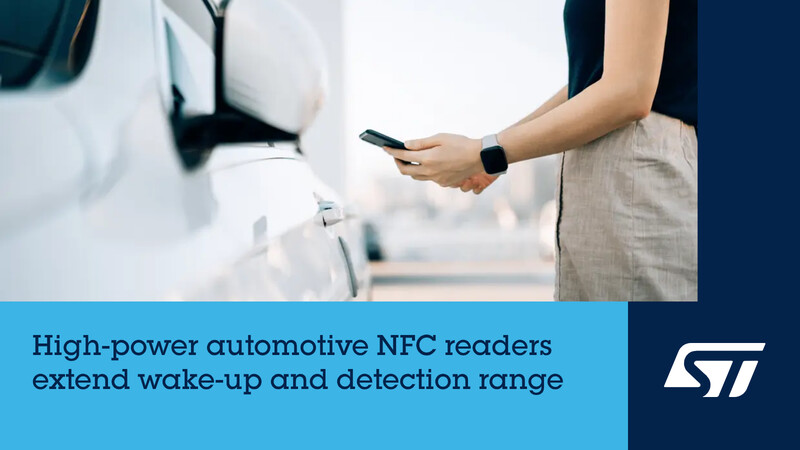 STMicroelectronics (@st_world) on Twitter photo Meet the new automotive #NFC readers from the #STMicroelectronics ST25 portfolio, delivering superior wake-up and detection range for enhanced user experiences. 
➡️spkl.io/6013fxi2h
#ConnectedSecurity #Connectivity #NFCReaders #Automotive Meet the new automotive #NFC readers from the #STMicroelectronics ST25 portfolio, delivering superior wake-up and detection range for enhanced user experiences. 
➡️spkl.io/6013fxi2h
#ConnectedSecurity #Connectivity #NFCReaders #Automotive